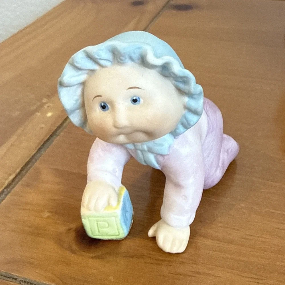Vintage 1980's Cabbage Patch Porcelain Figurine‎ Lot-4